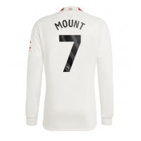 Camisa de Futebol Manchester United Mason Mount #7 Equipamento Alternativo 2023-24 Manga Comprida